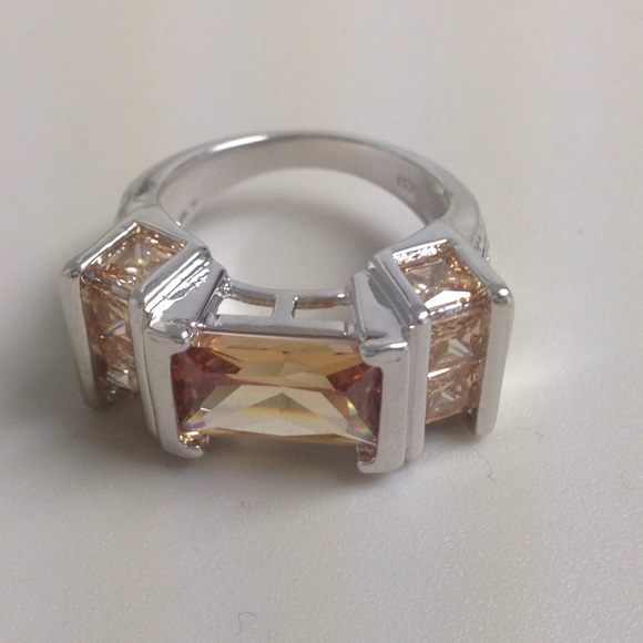 925 sterling silver plated ring - Picture 6 of 7